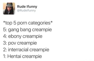 Interracial Hentai Cream Pie - top 5 porn categories* 5: gang bang creampie 4: ebony ...