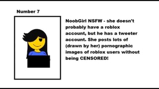 Number 7 Noobgirl Nsfw She Doesn T Probably Have A Roblox
