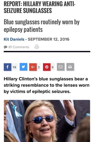 blue sunglasses for seizures