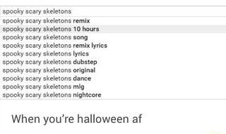 Spooky Scary Skeletons Lyrics Fast - roblox sound id for spooky scary skeletons youtube