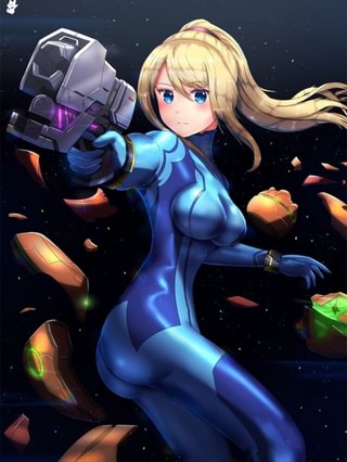 Samus aran zero suit hot