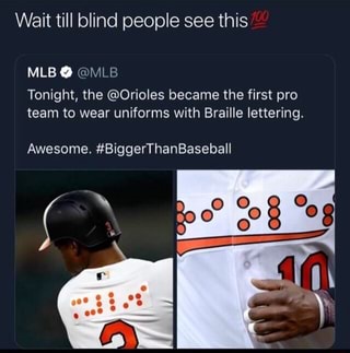 orioles braille uniform