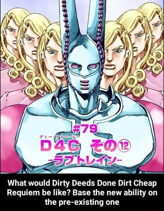 What Would Dirty Deeds Done Dirt Cheap Requiem Be Like Base The