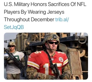 Us Military Honors Sacrifices Of Nfl Players By Wearing