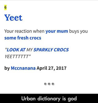 crocs urban dictionary