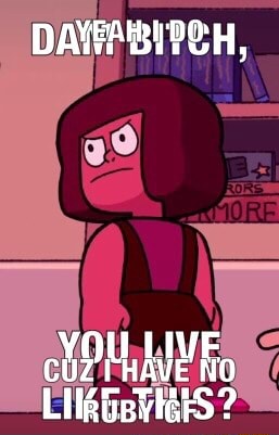 rubyriderridesagain, stevenuniverse, ruby, su, fuckem