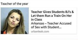 Teacher Gives Students BJ's & Let them Run a Train On Her in Class ...