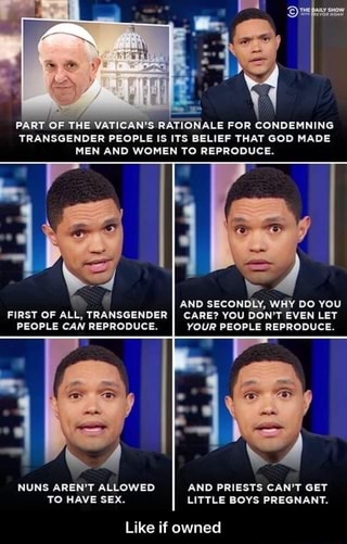 Part Of The Vaticans Rationale For Condemning Transgender -8643