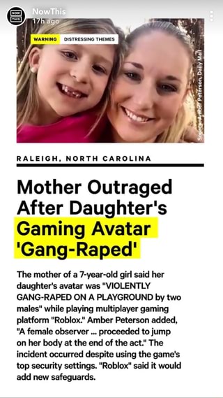 Girls Roblox Avatar Is Gang Raped By Other Players Daily Mail - ear rape static roblox id anesa kajtazovic