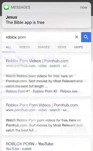 U Messages Jesus The Bible App Is Free Roblm Porn Videos I Pornhub - pornhub roblox porn pornhub com