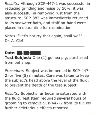 Results Although Scp 447 2 Was Successful In Reducing Grinding