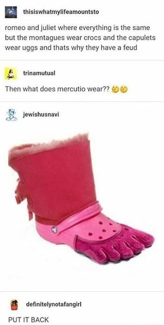 crocs and uggs combined