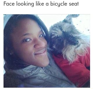 bicycle seat face