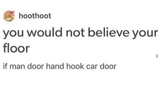 man hook car door