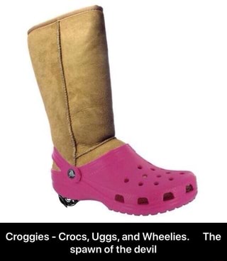 crocs and uggs