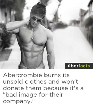 abercrombie burns clothes
