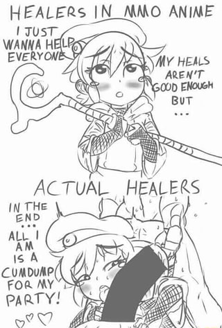 Healers In Mmo Anime Ifunny
