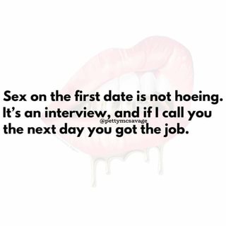 Sex On The First Date Is Not Hoeing It S Cm Interview And Ifl