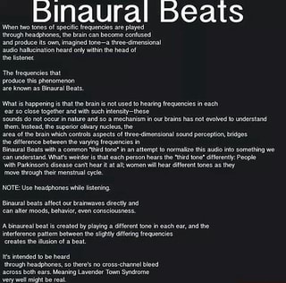 binaural beats arousal frequency