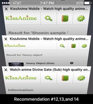 Kissanime Mobile