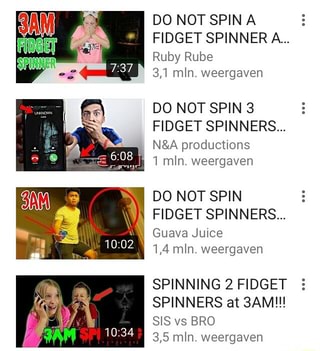 Do Not Spin A Fidget Spinner A Ruby Rube 3 1 Mln Weergaven