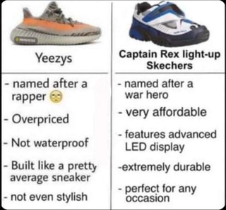 captain rex light up shoes