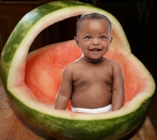 Someone left a watermelon on their doorstep overnight. Nobody lives in that  house. : r/mildlyinteresting