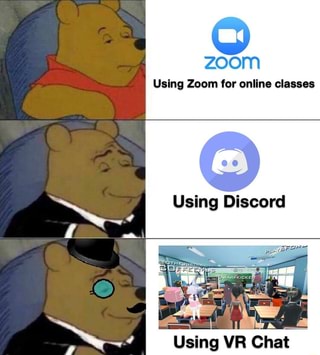 Zoom Using Zoom For Online Classes Using Vr Chat Ifunny - kanna buff roblox