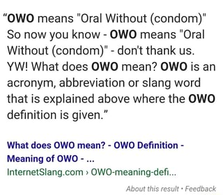 What Does Owo Mean In Text Meme Painted