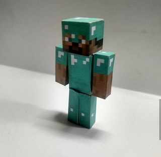 Papercraft minecraft steve para imprimir e montar 3 – Artofit