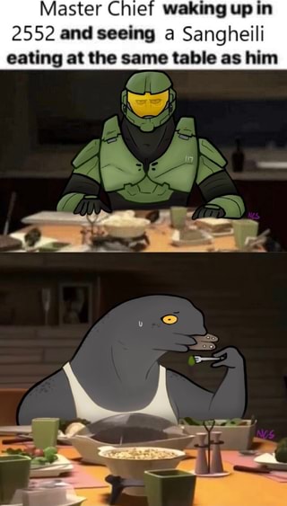 Master Chief Waking Up In 2552 And Seeing A Sangheili Eating At The master-chief-waking-up-in-2552-and-seeing-a-sangheili-eating-at-the