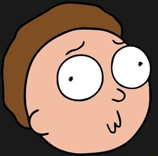 The face morty make when rick do off the wall shit® - iFunny