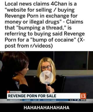 Revenge Meme - Local news claims 4Chan is a \