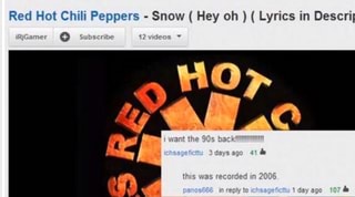 Red Hot Chill Peppers Snow Hey Oh Lyrics In Descrii