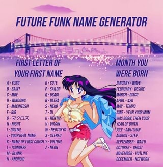 Future Funk Name Generator Ifunny