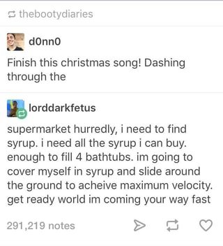 Thebootydiaries Finish This Christmas Song Dashing - 