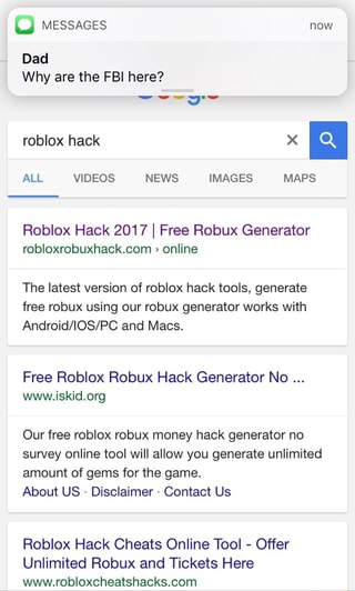 Why Are The Fbi Here Roblox Hack 2017 Free Robux Generator Robloxrobuxhack Com Online The Latest Version Of Roblox Hack Tools Generate Free Robux Using Our Robux Generator Works With Android Los Pc - roblox free robux hack no survey