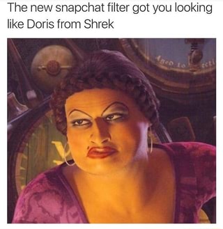 The New Snapchat Filter Got You Looking Like Doris From Shrek