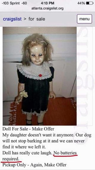 my child doll for sale craigslist