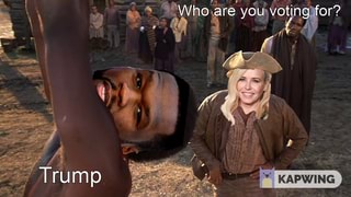 Who are you voting for?
Trump