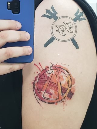 Randy Pitchford on Twitter When I designed the Borderlands logo it never  occurred to me that people would get it tattooed on to their body Im  blown away every time I see