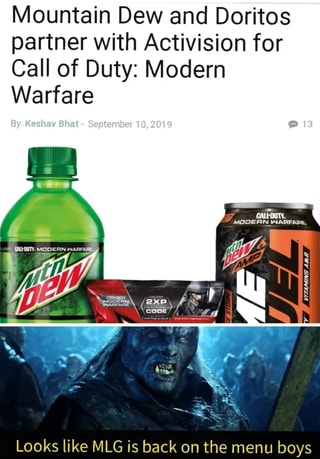 Mountain Dew And Doritos Partner With Activision For Call Of Duty