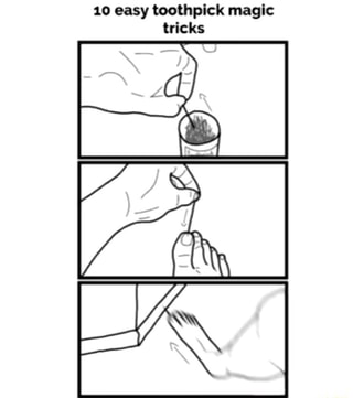 cool toothpick tricks