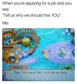 When You Re Applying For A Job And You Tell Us Why We Should Hire You Me Ifunny - nebby face roblox roblox meme on meme