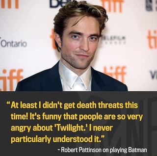 “At least I didn't get death threats this time! It's funny that people ...