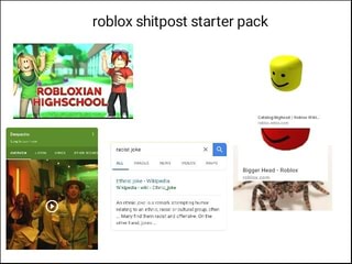 Starter pack roblox