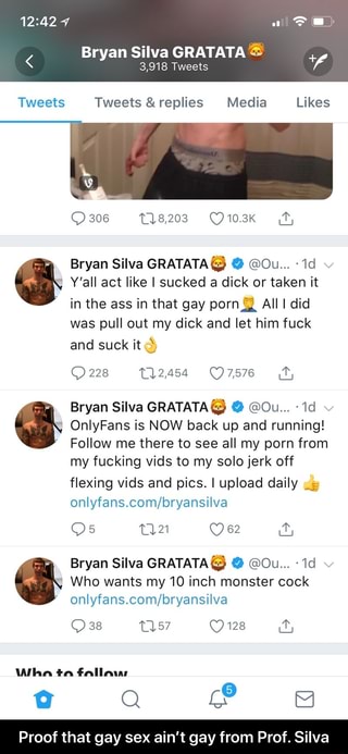 Bryan Silva Gay Porn - Tweets Tweets & replies Media Likes Bryan Silva GRATATAÃªÃ´ o ...