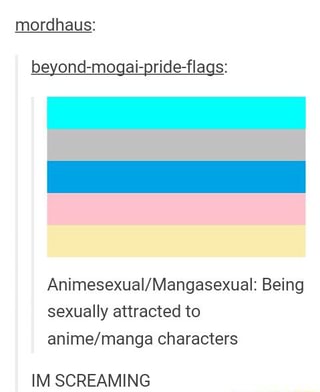Mordhaus Beyond Mogai Pride Flags Animesexual Mangasexual Being