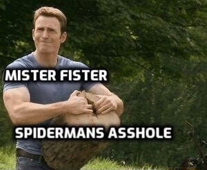 The villain mister fister defeated spiderman by exposing his only