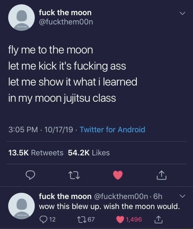 fuck the moon — gif tutorial